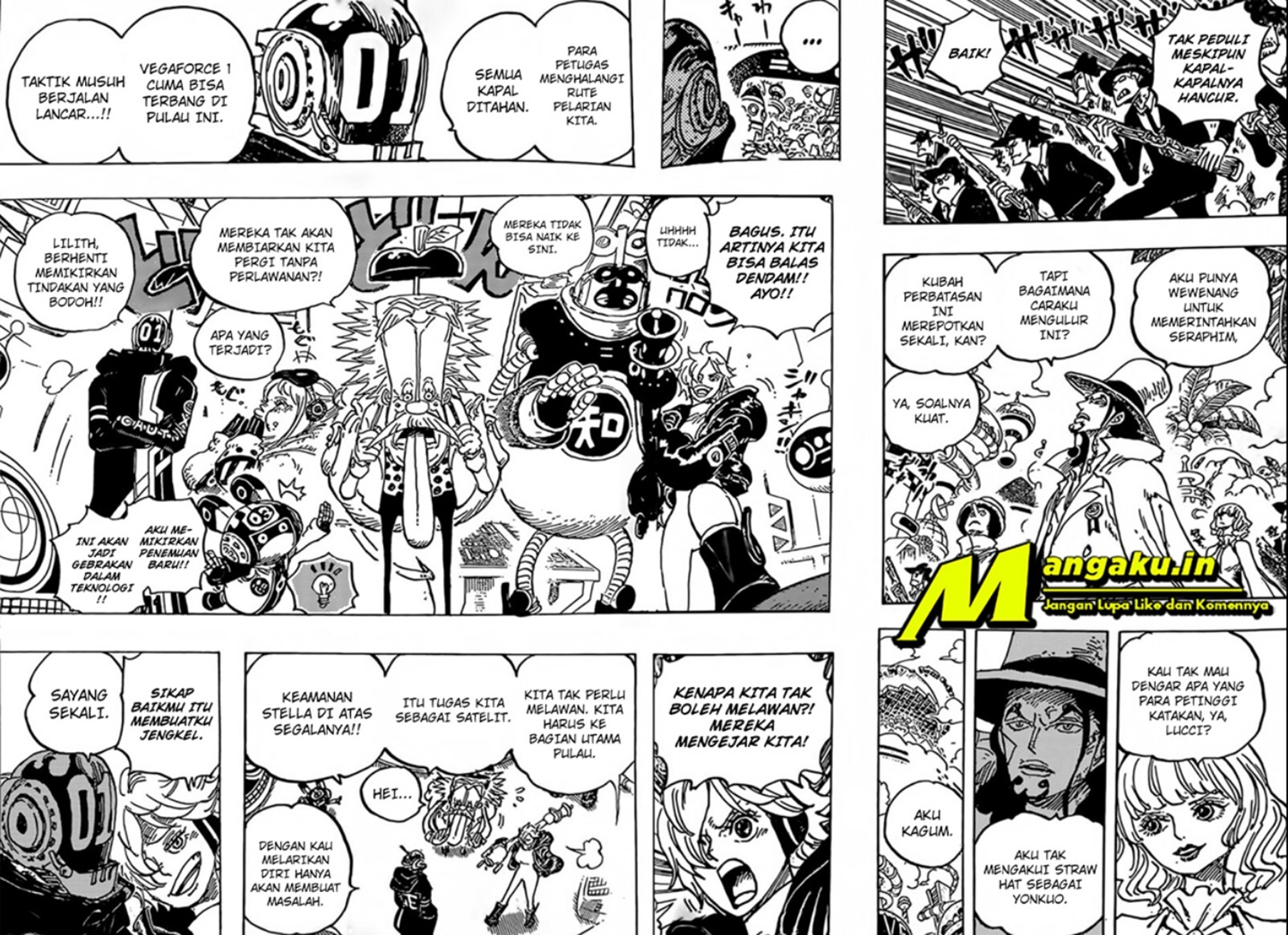 One Piece Chapter 1071 - halaman 3