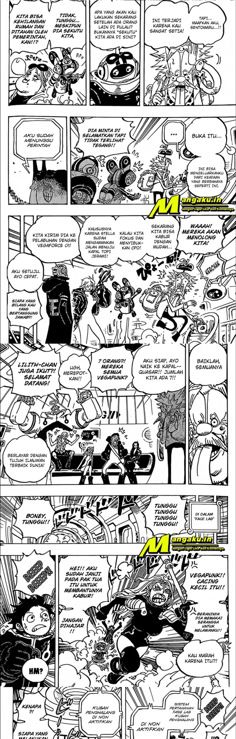 One Piece Chapter 1071 - halaman 4