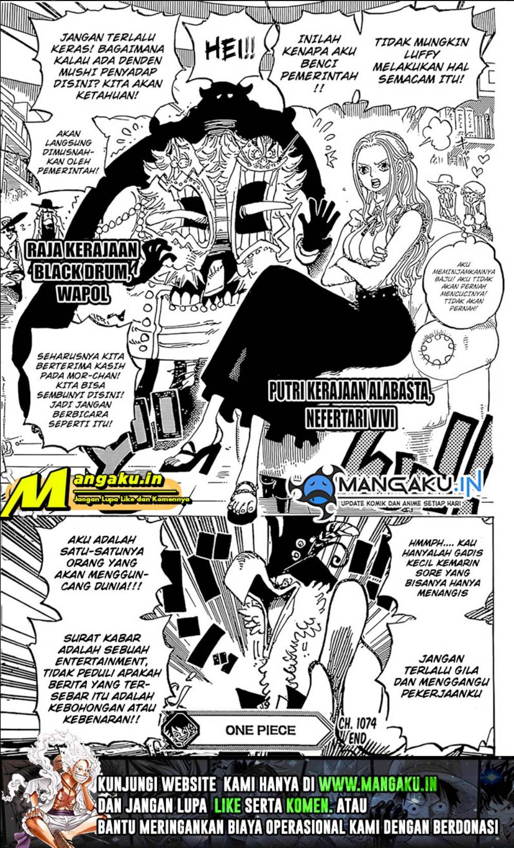 One Piece Chapter 1074 - halaman 10