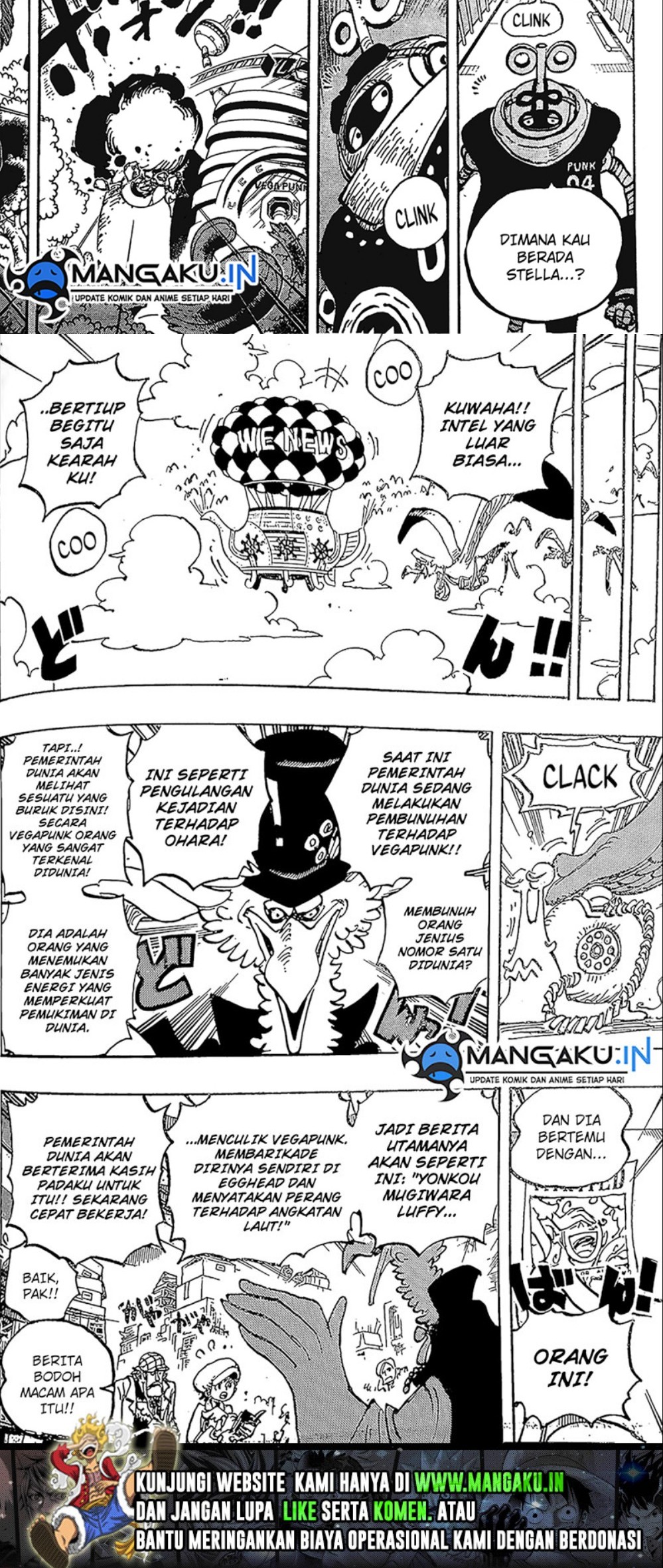 One Piece Chapter 1074 - halaman 9