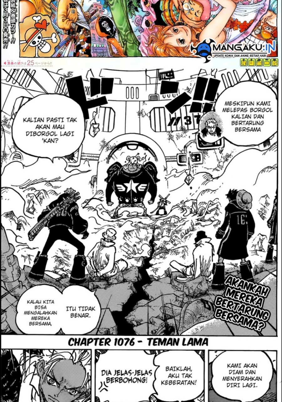 One Piece Chapter 1076 - halaman 3