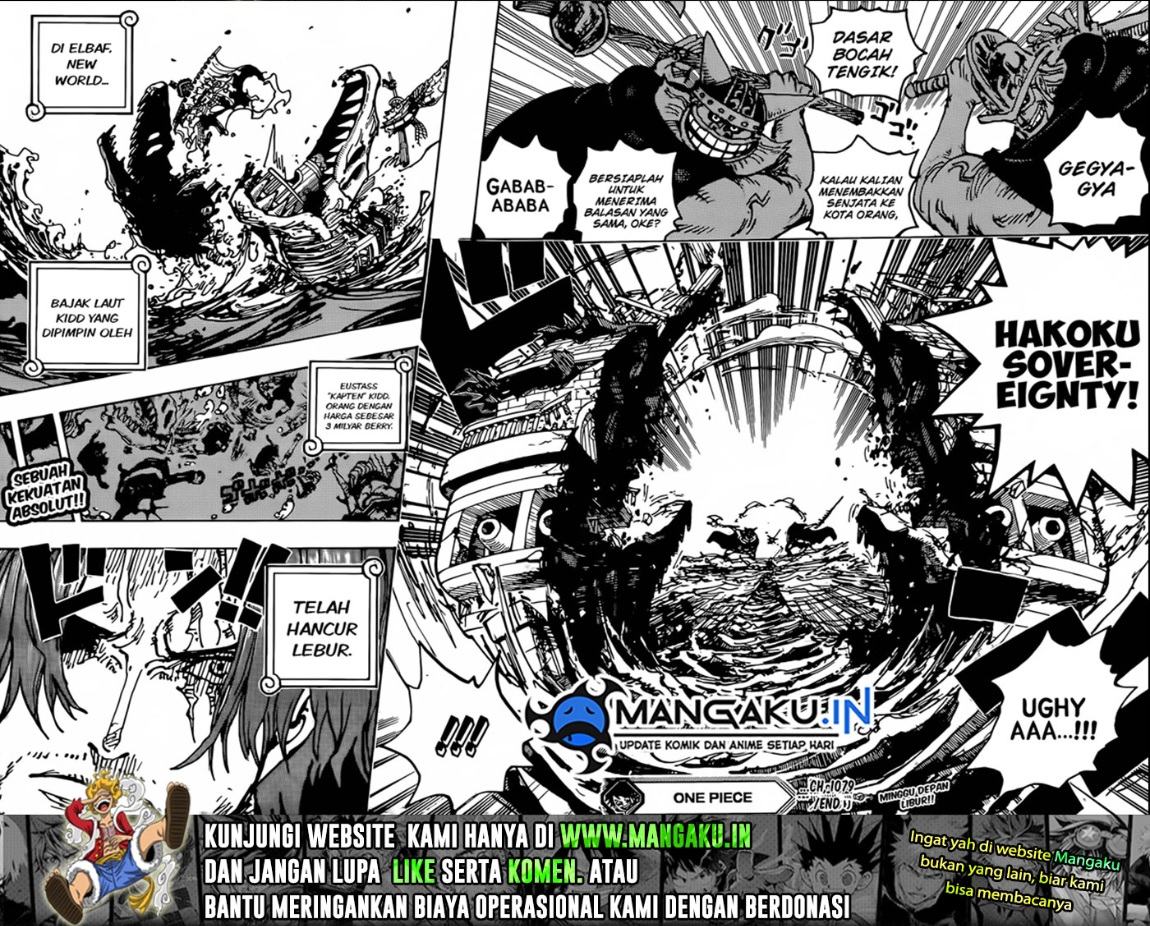 One Piece Chapter 1079 - halaman 8