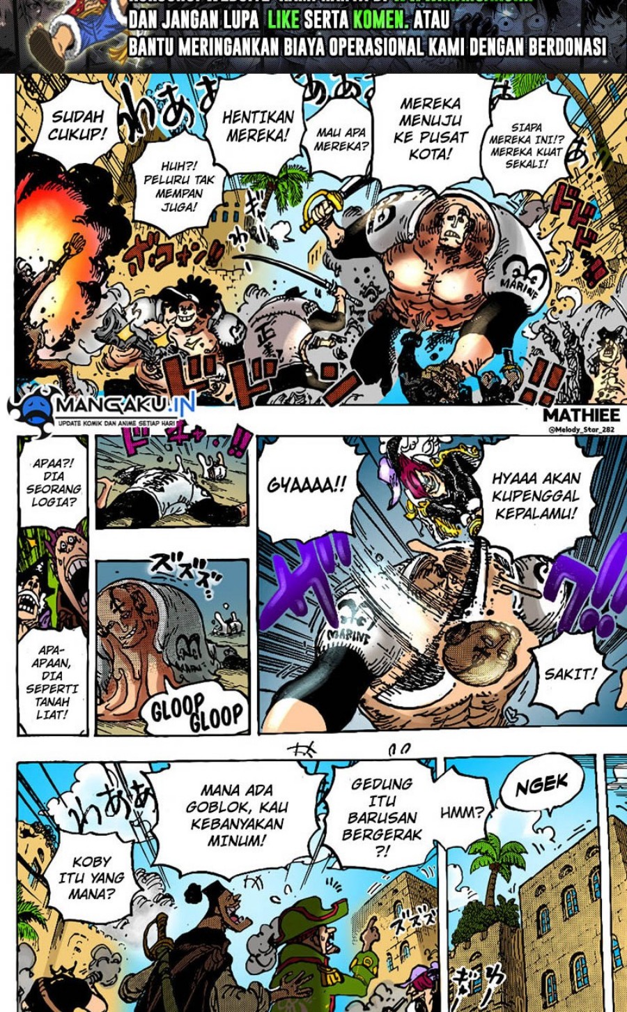 One Piece Chapter 1080 - halaman 10