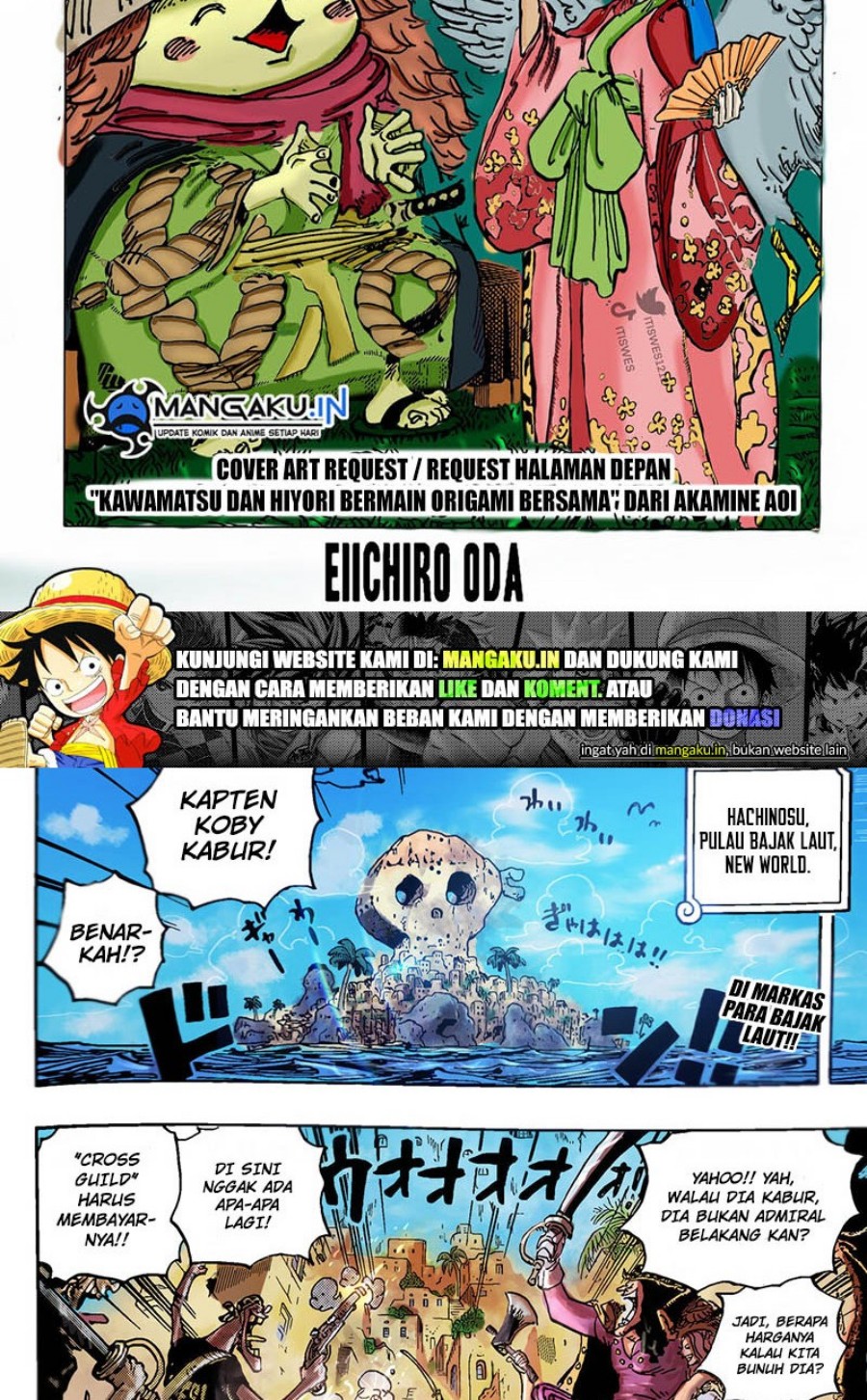 One Piece Chapter 1080 - halaman 2