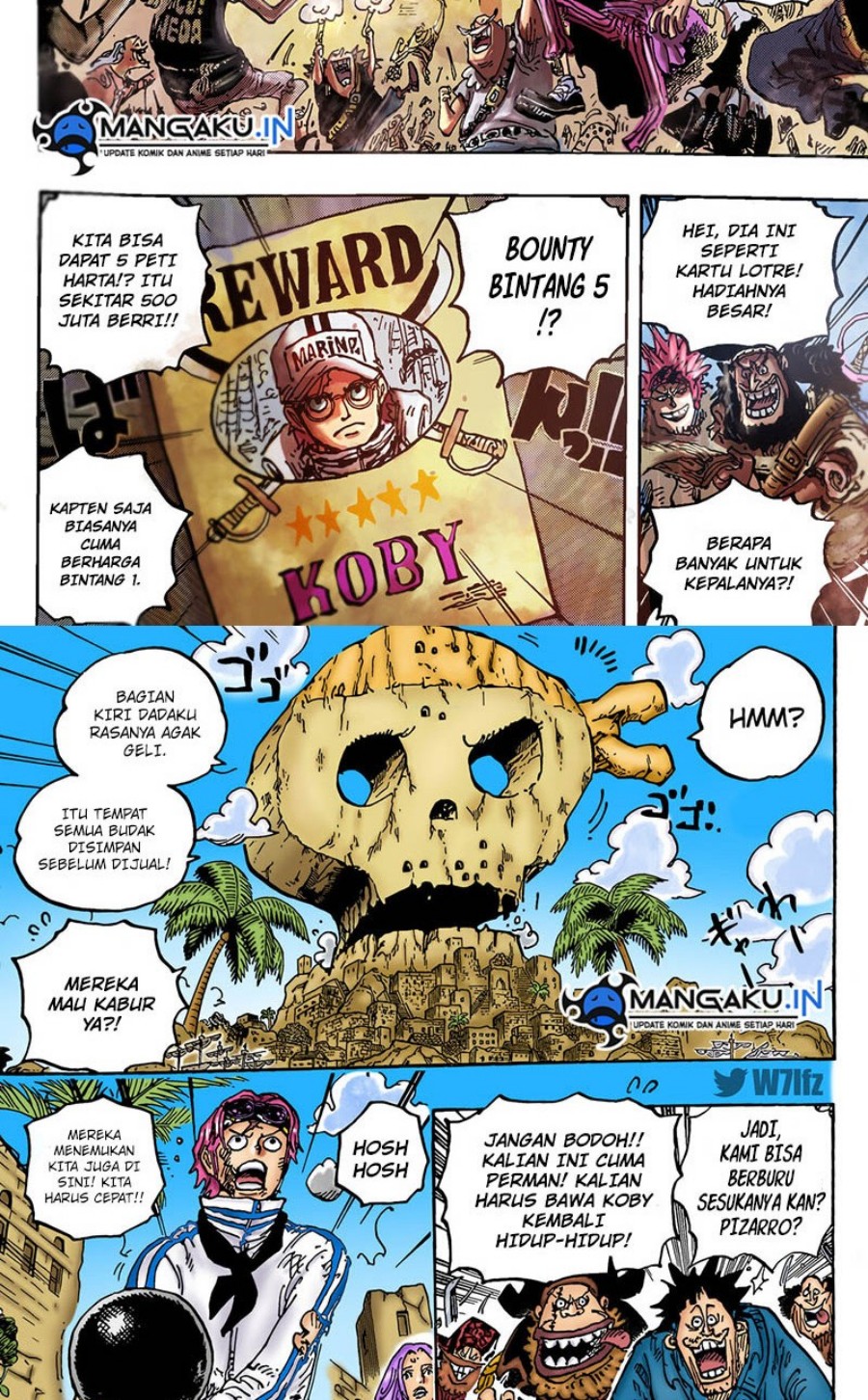 One Piece Chapter 1080 - halaman 3