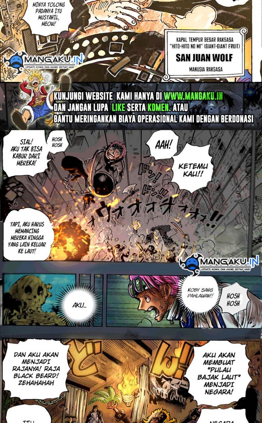 One Piece Chapter 1080 - halaman 6