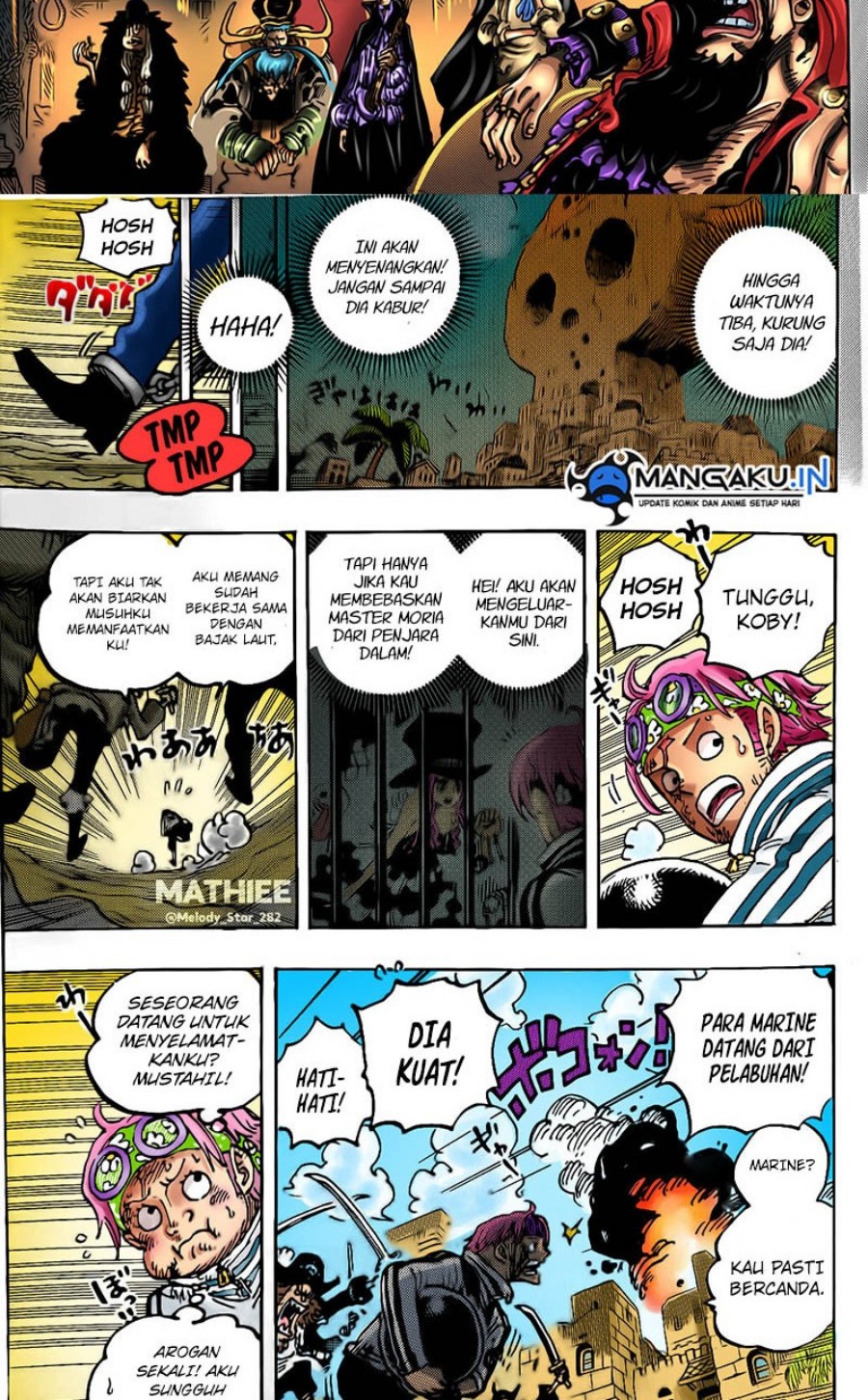 One Piece Chapter 1080 - halaman 8