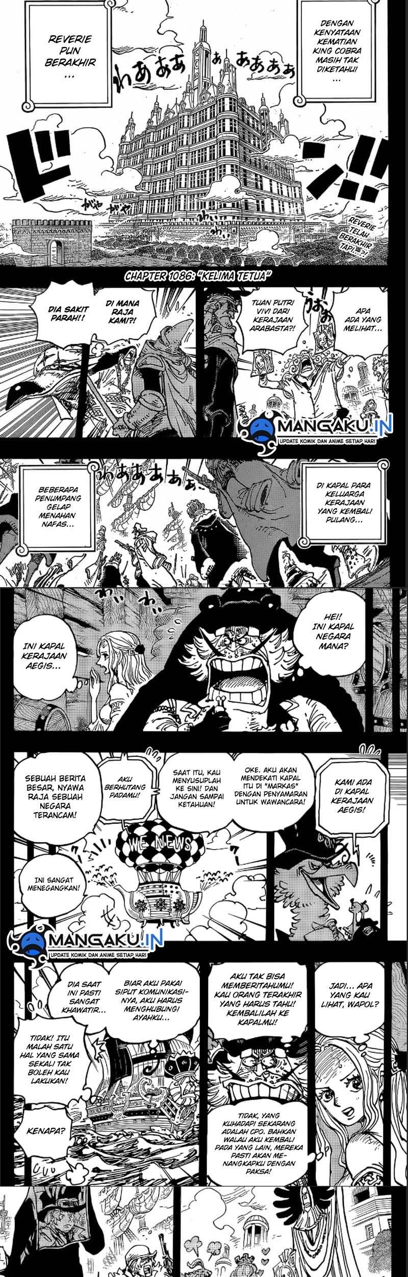 One Piece Chapter 1086 - halaman 3