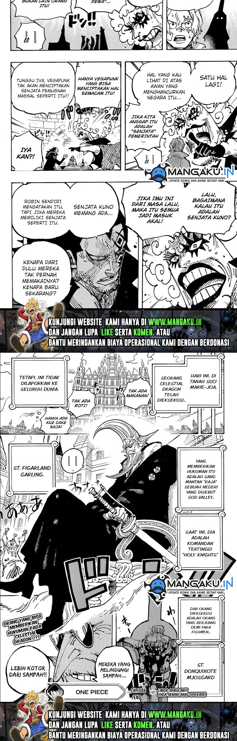 One Piece Chapter 1086 - halaman 9