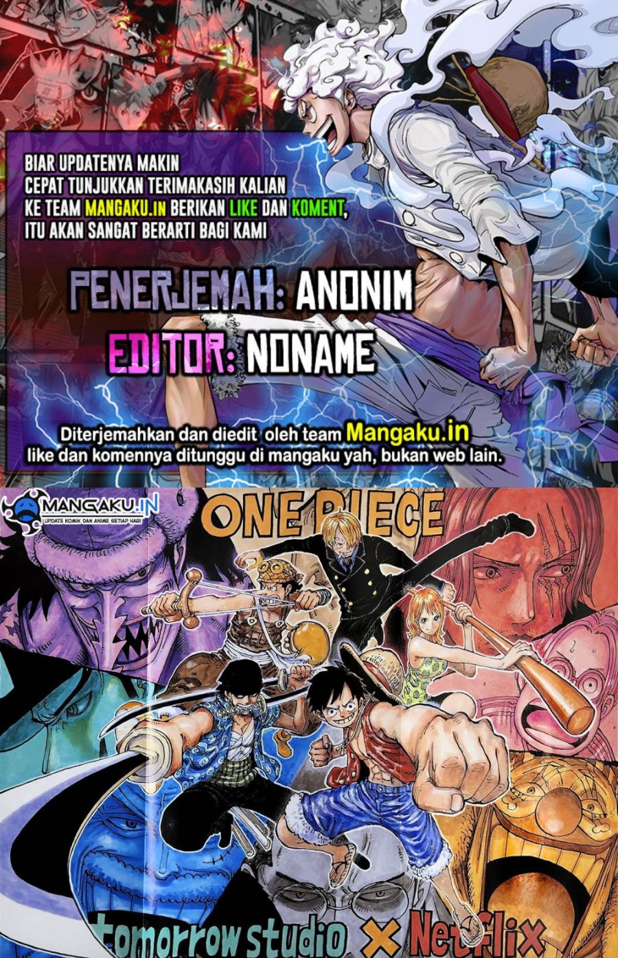 One Piece Chapter 1088 - halaman 1