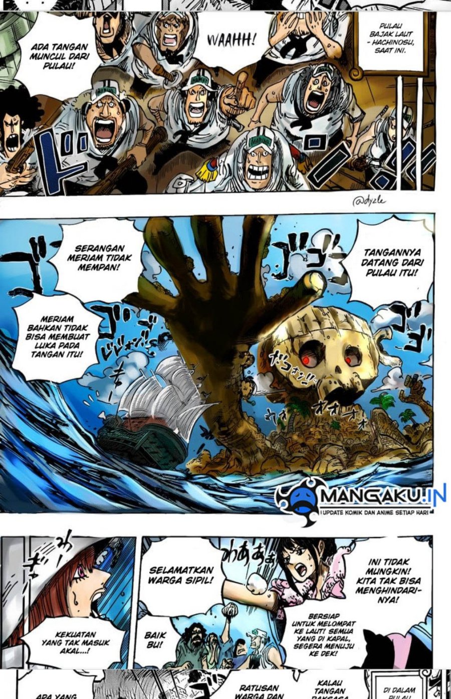 One Piece Chapter 1088 - halaman 4