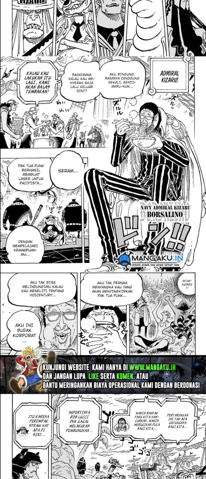 One Piece Chapter 1089 - halaman 6