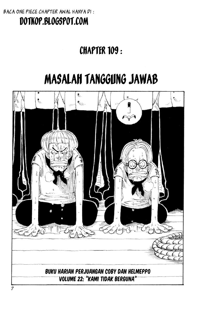 One Piece Chapter 109 - halaman 1