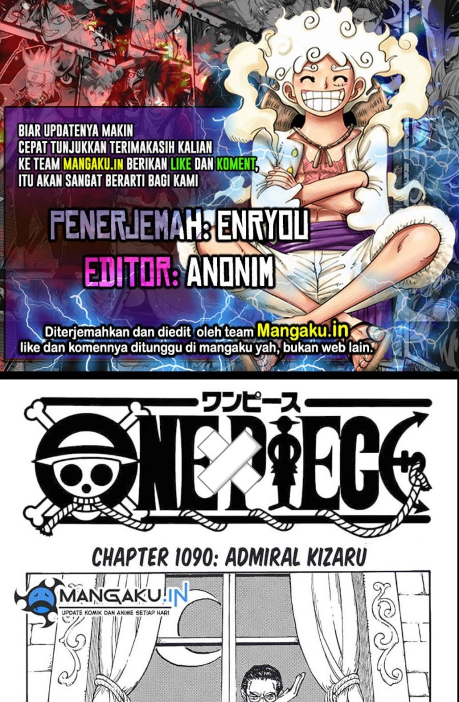 One Piece Chapter 1090 - halaman 1