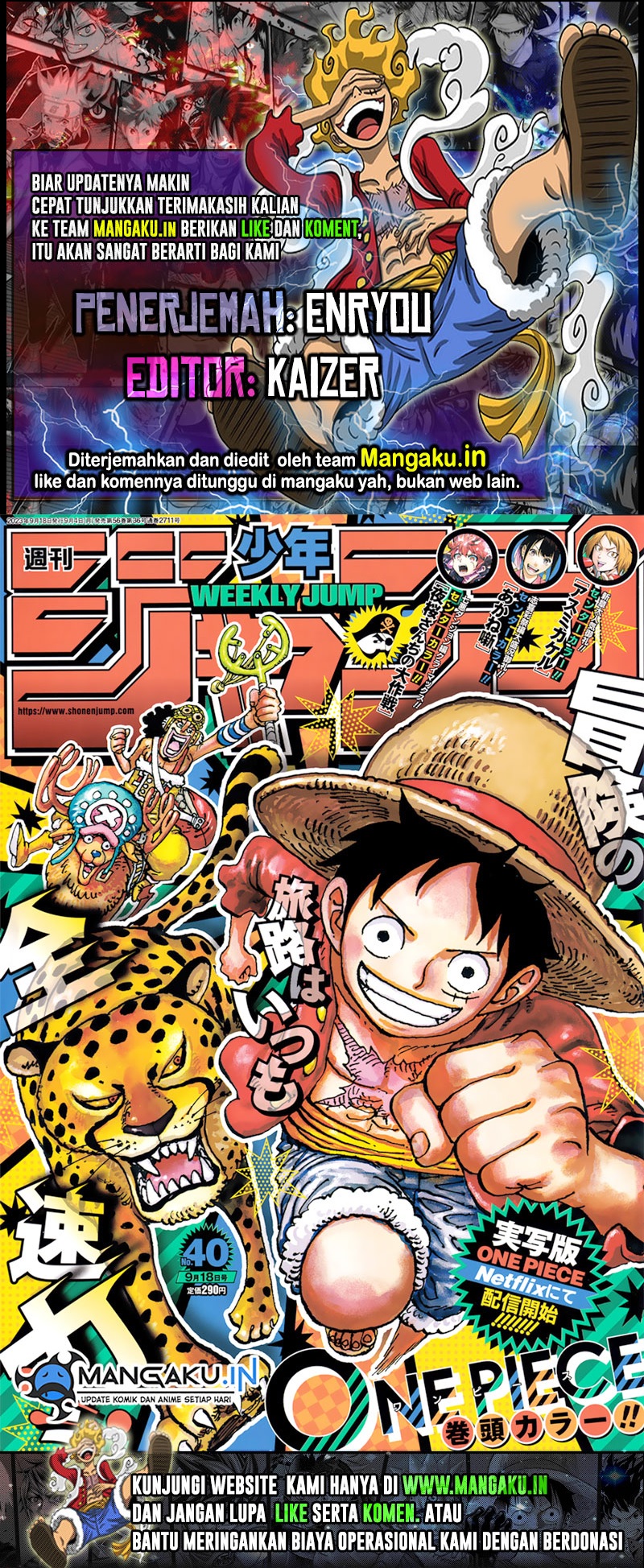 One Piece Chapter 1091 - halaman 1