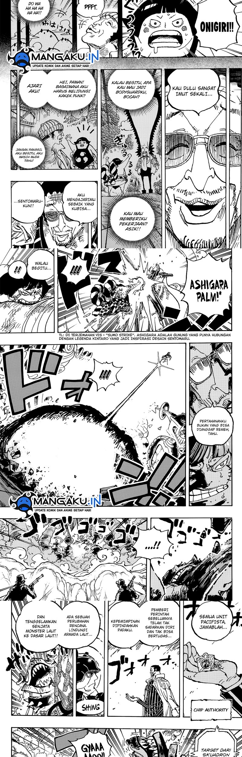 One Piece Chapter 1091 - halaman 7
