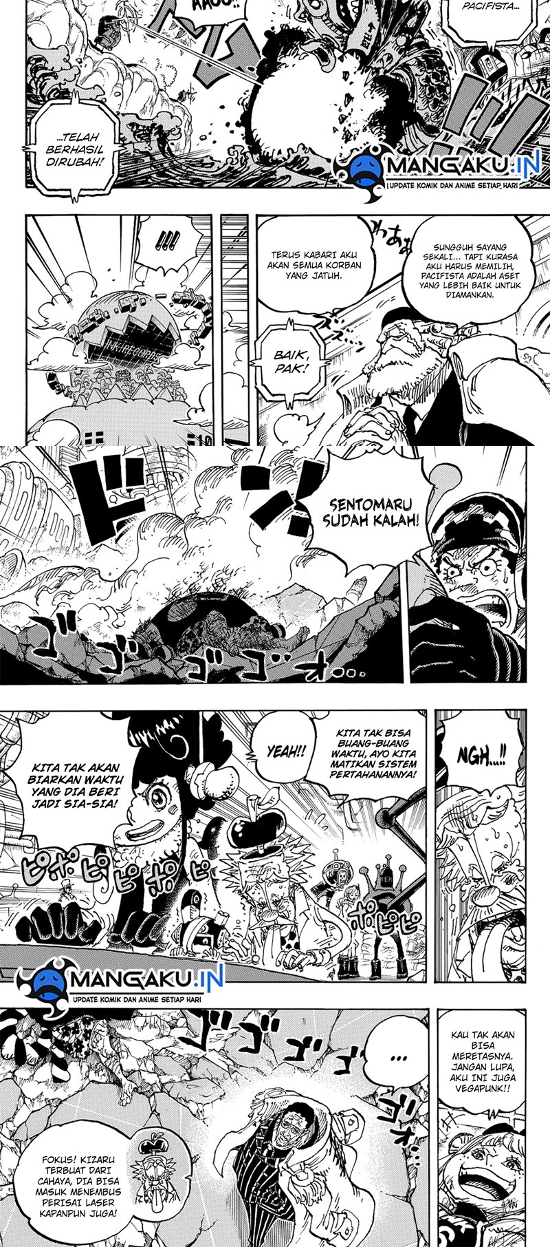 One Piece Chapter 1091 - halaman 8