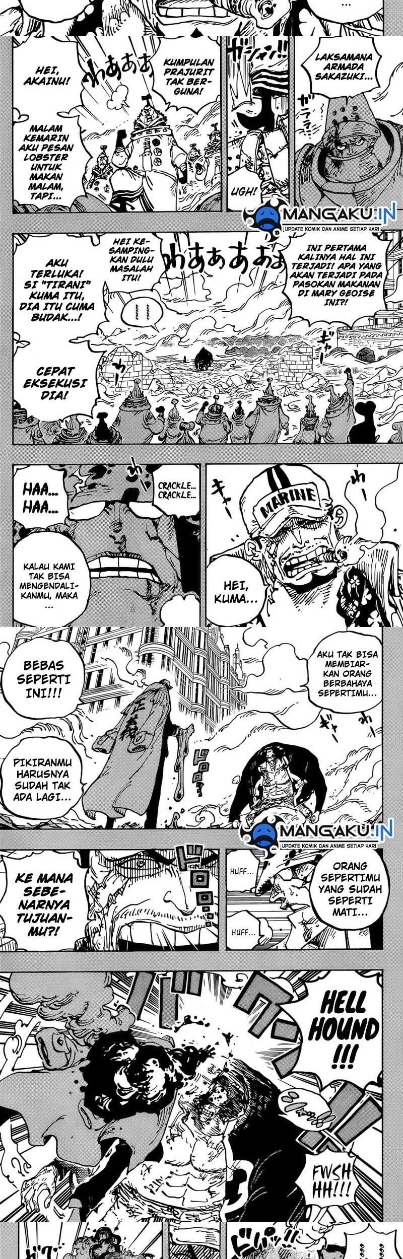 One Piece Chapter 1092 - halaman 3