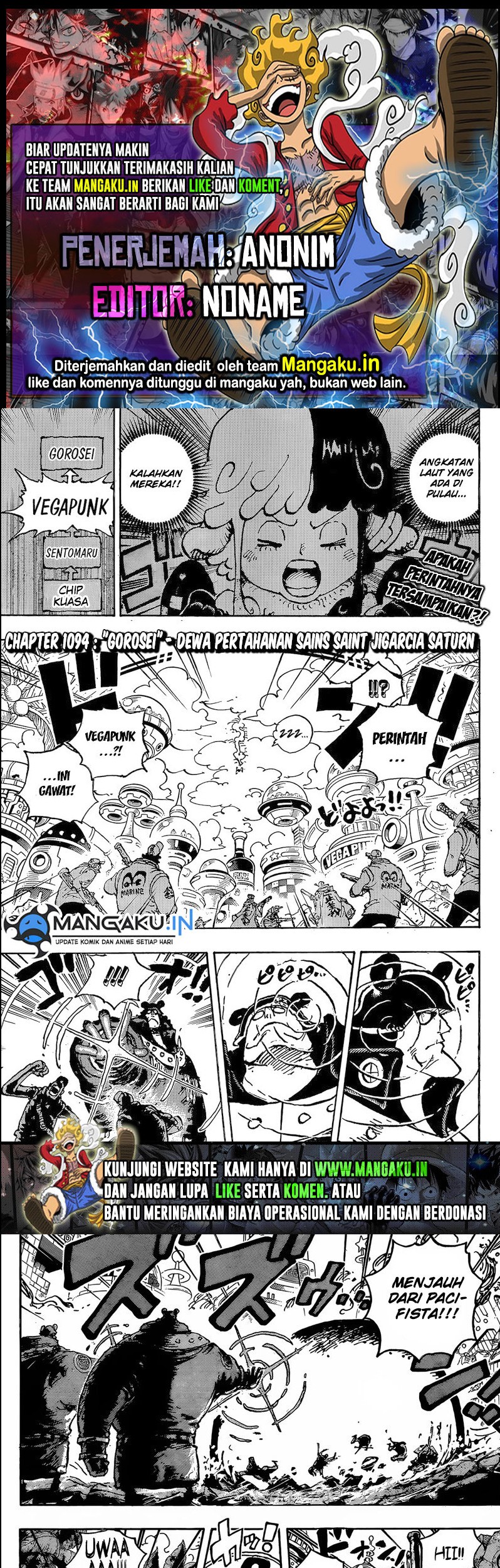 One Piece Chapter 1094 - halaman 1