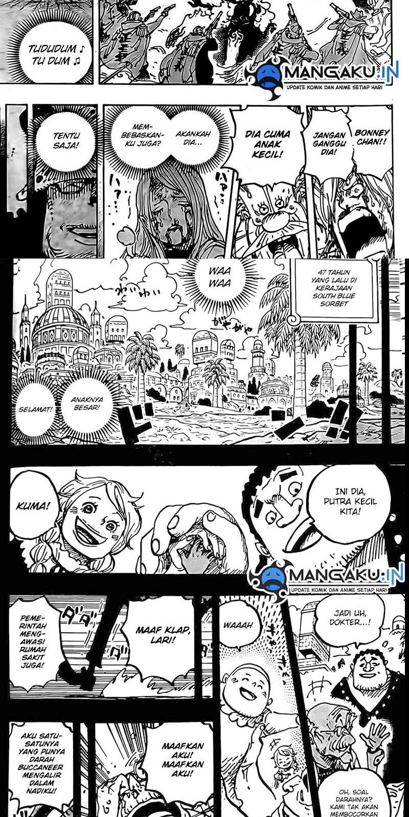 One Piece Chapter 1095 - halaman 6