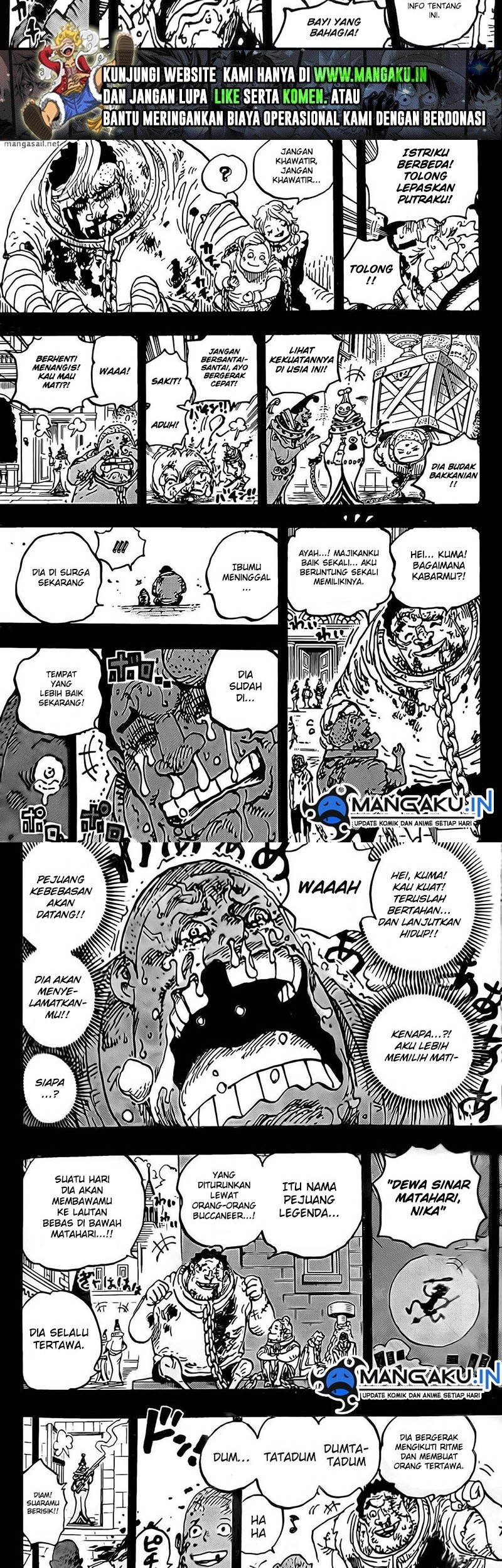 One Piece Chapter 1095 - halaman 7