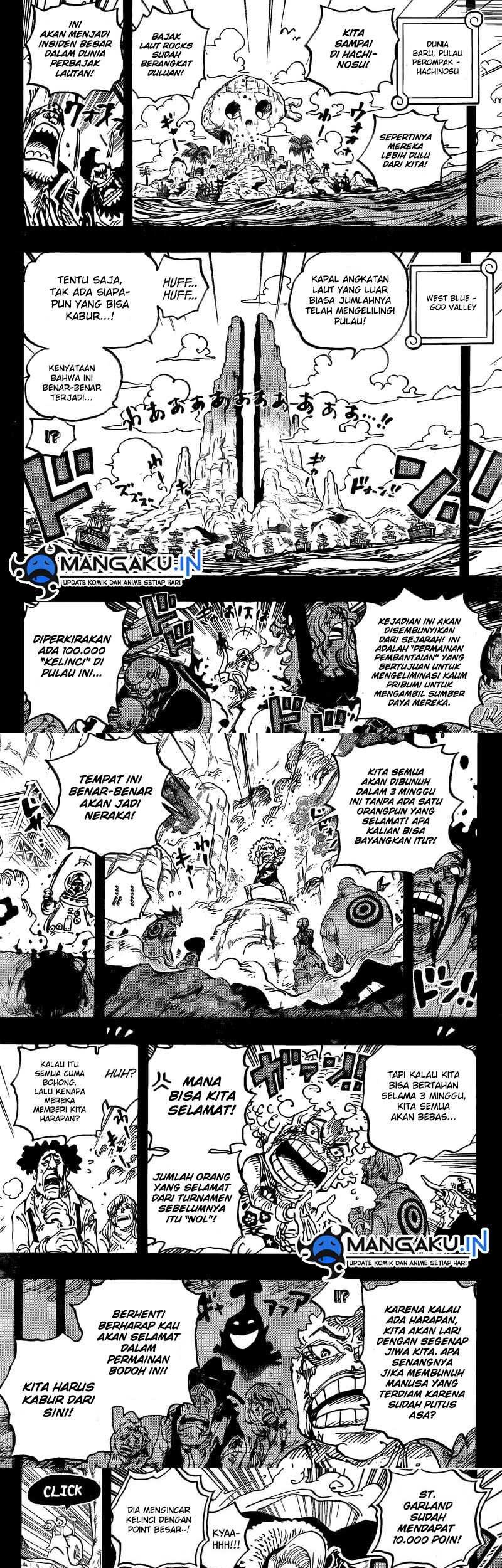 One Piece Chapter 1096 - halaman 3