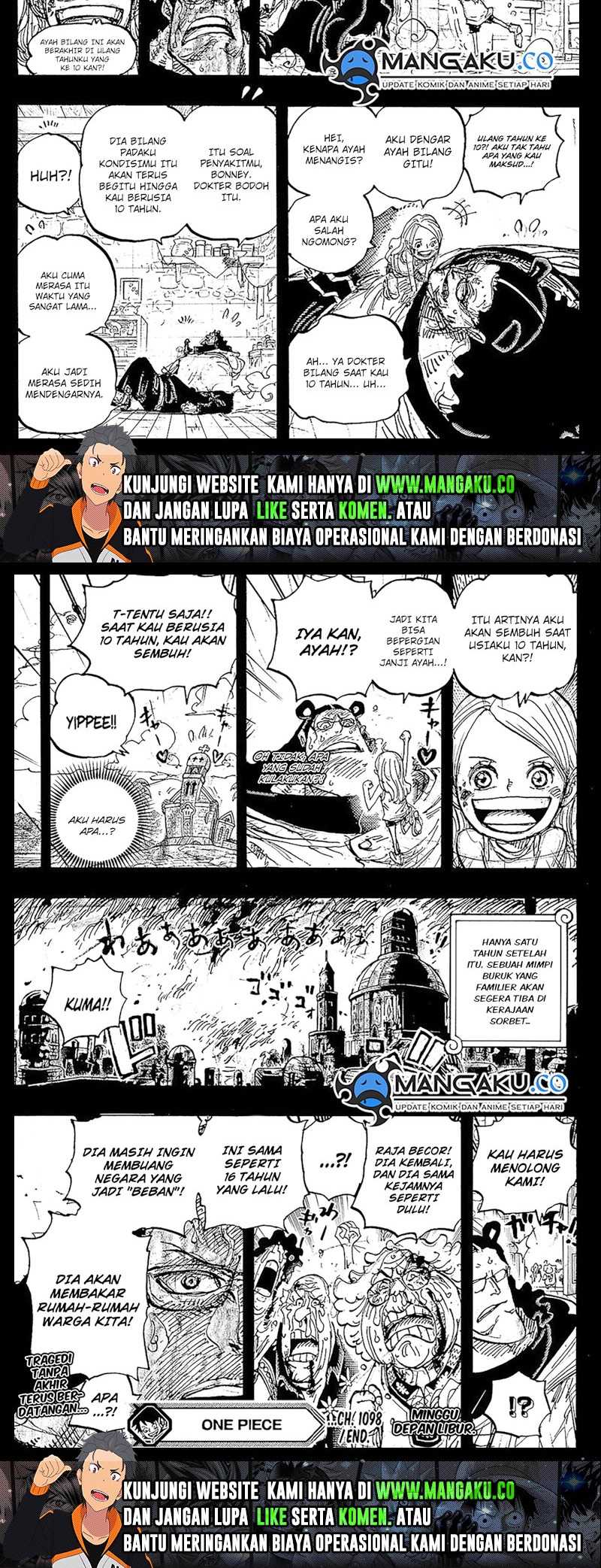 One Piece Chapter 1098 - halaman 9
