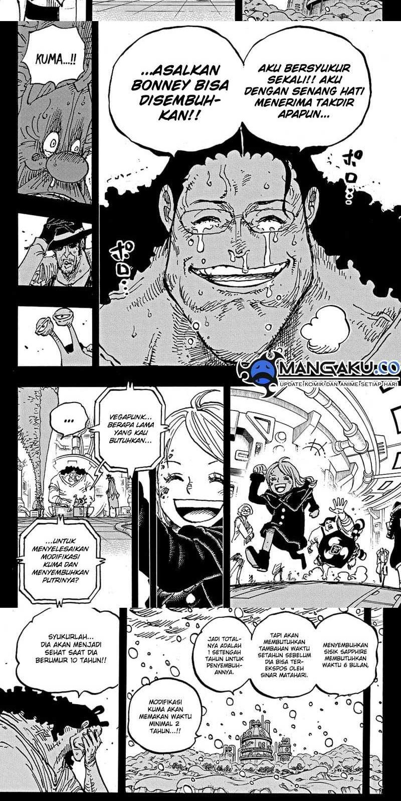 One Piece Chapter 1100 - halaman 4