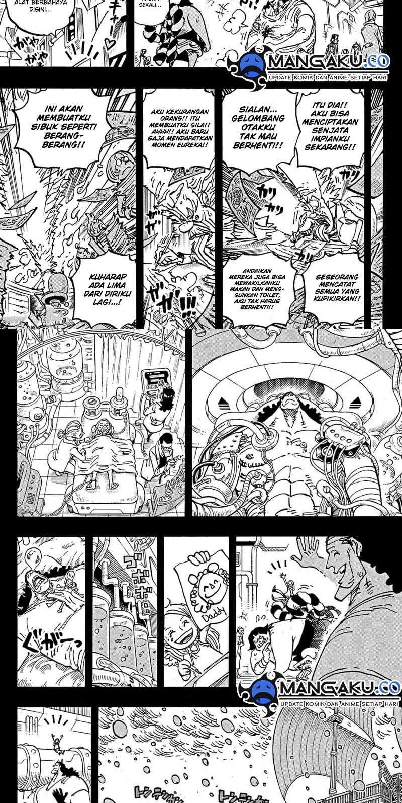 One Piece Chapter 1100 - halaman 6
