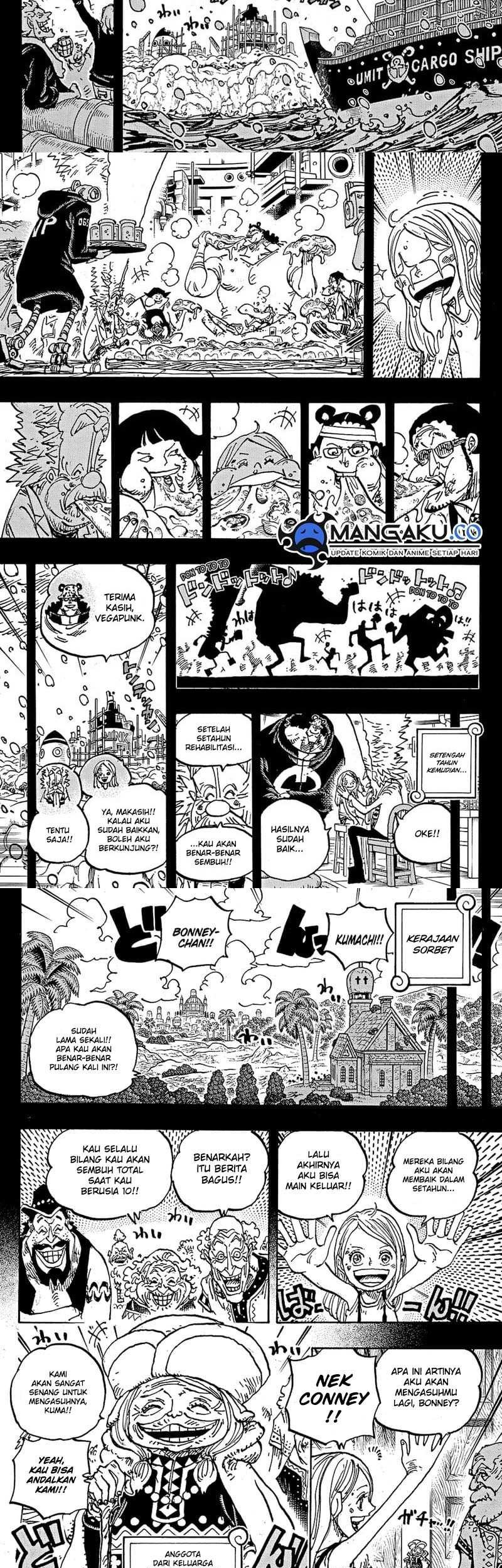 One Piece Chapter 1100 - halaman 7