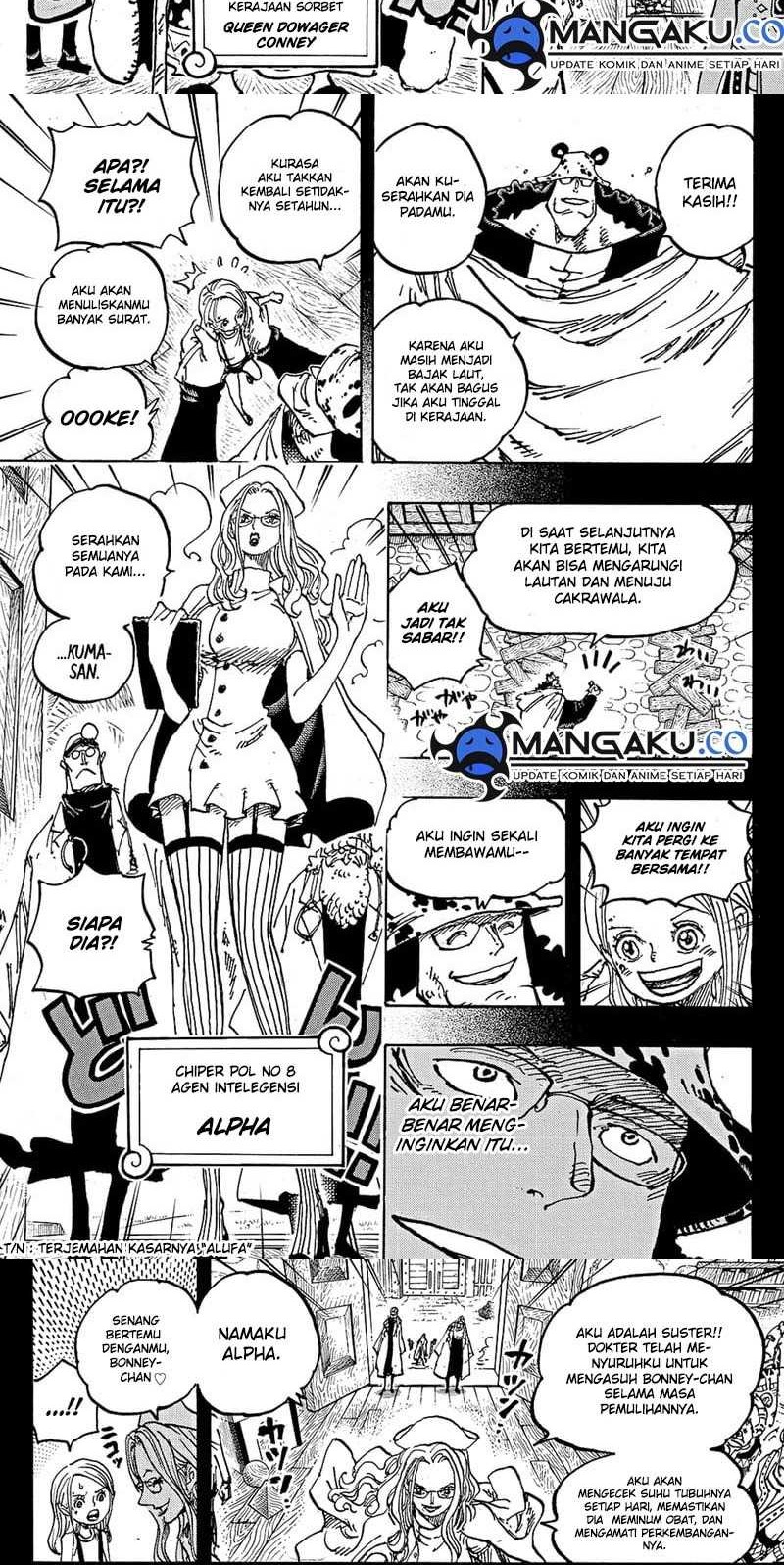 One Piece Chapter 1100 - halaman 8