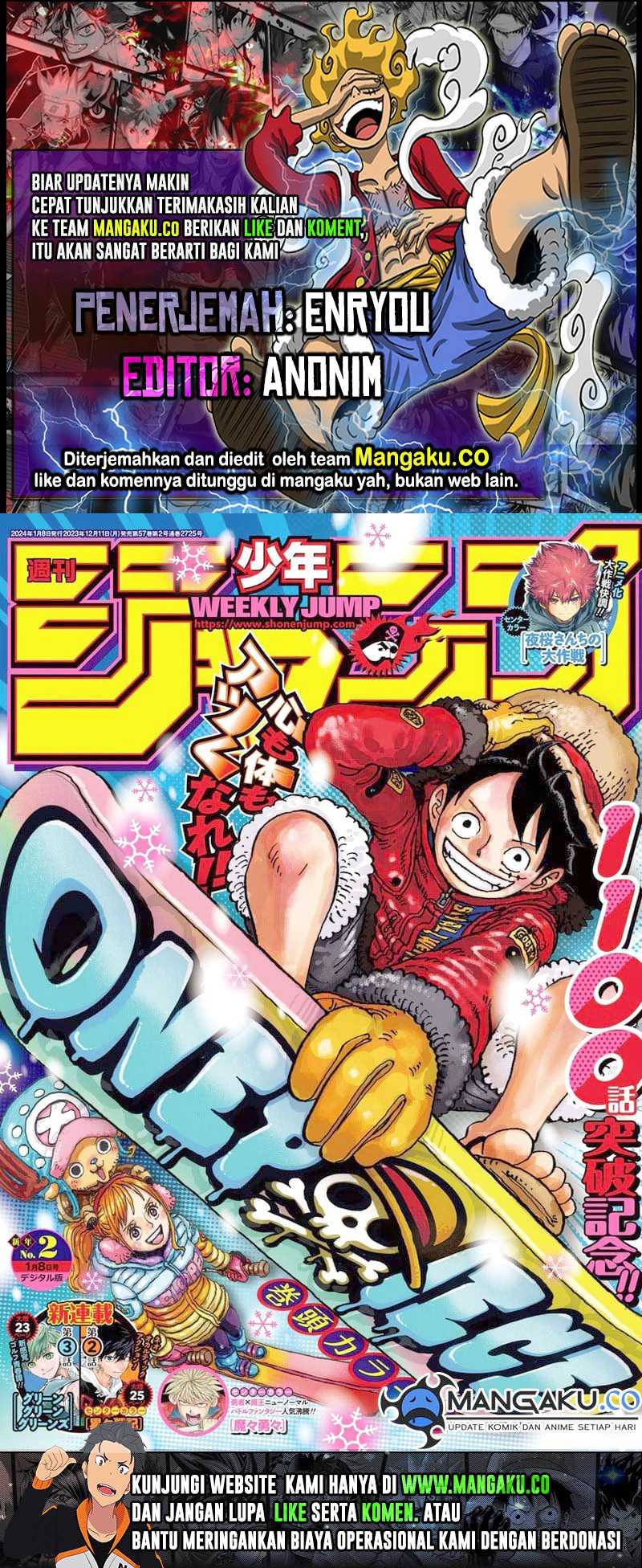 One Piece Chapter 1101 - halaman 1