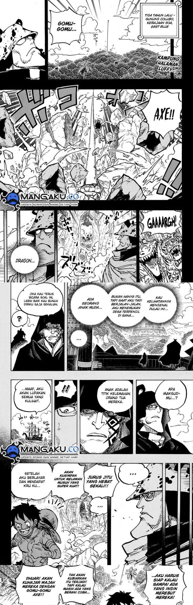 One Piece Chapter 1101 - halaman 3