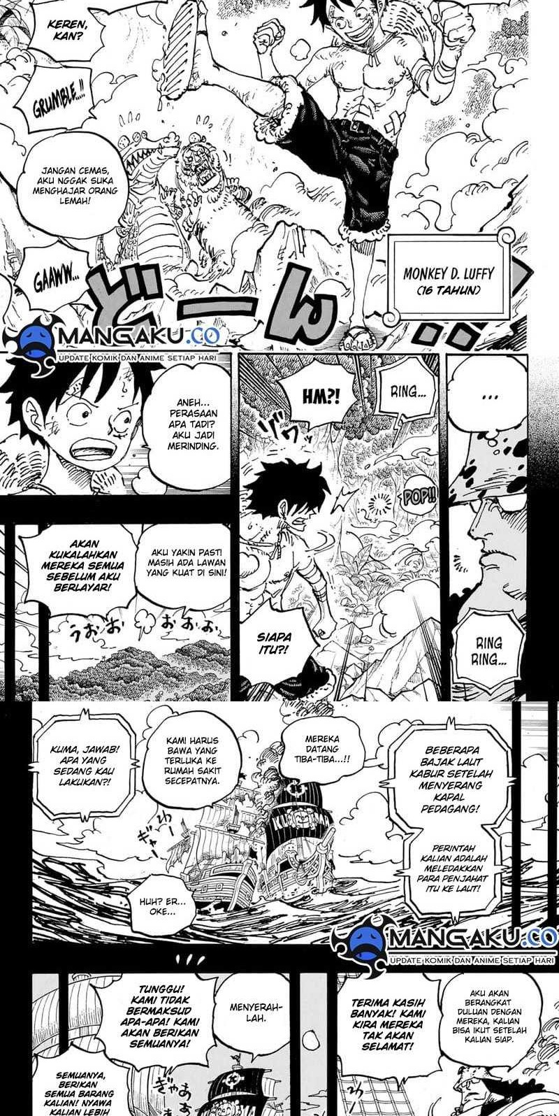 One Piece Chapter 1101 - halaman 4