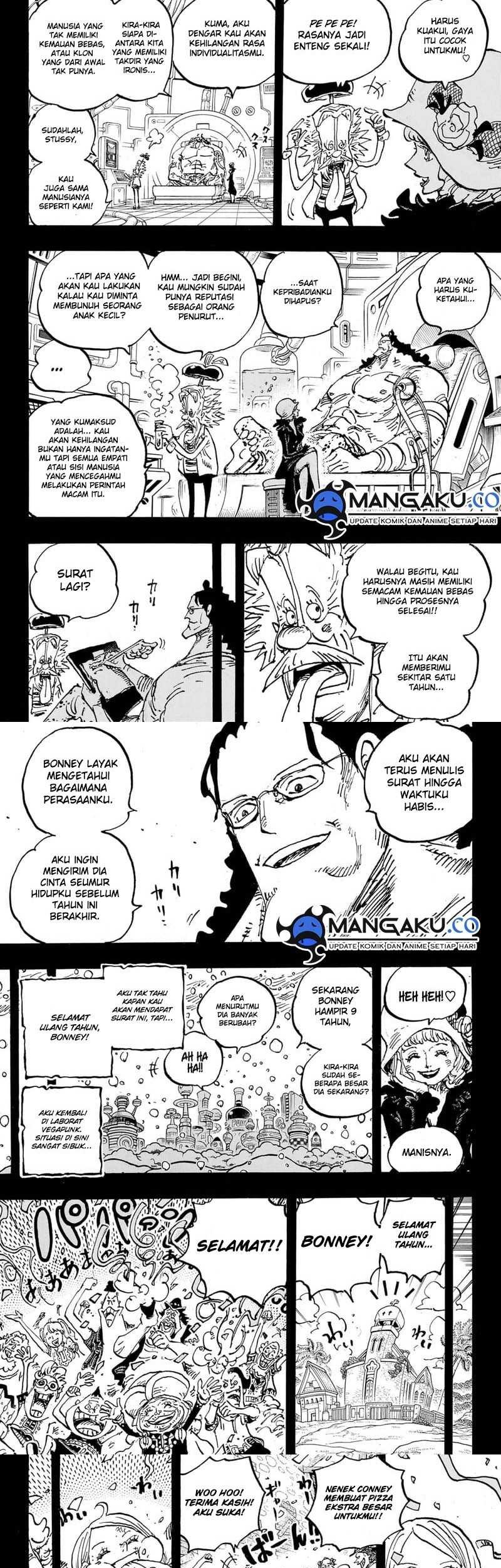 One Piece Chapter 1101 - halaman 7