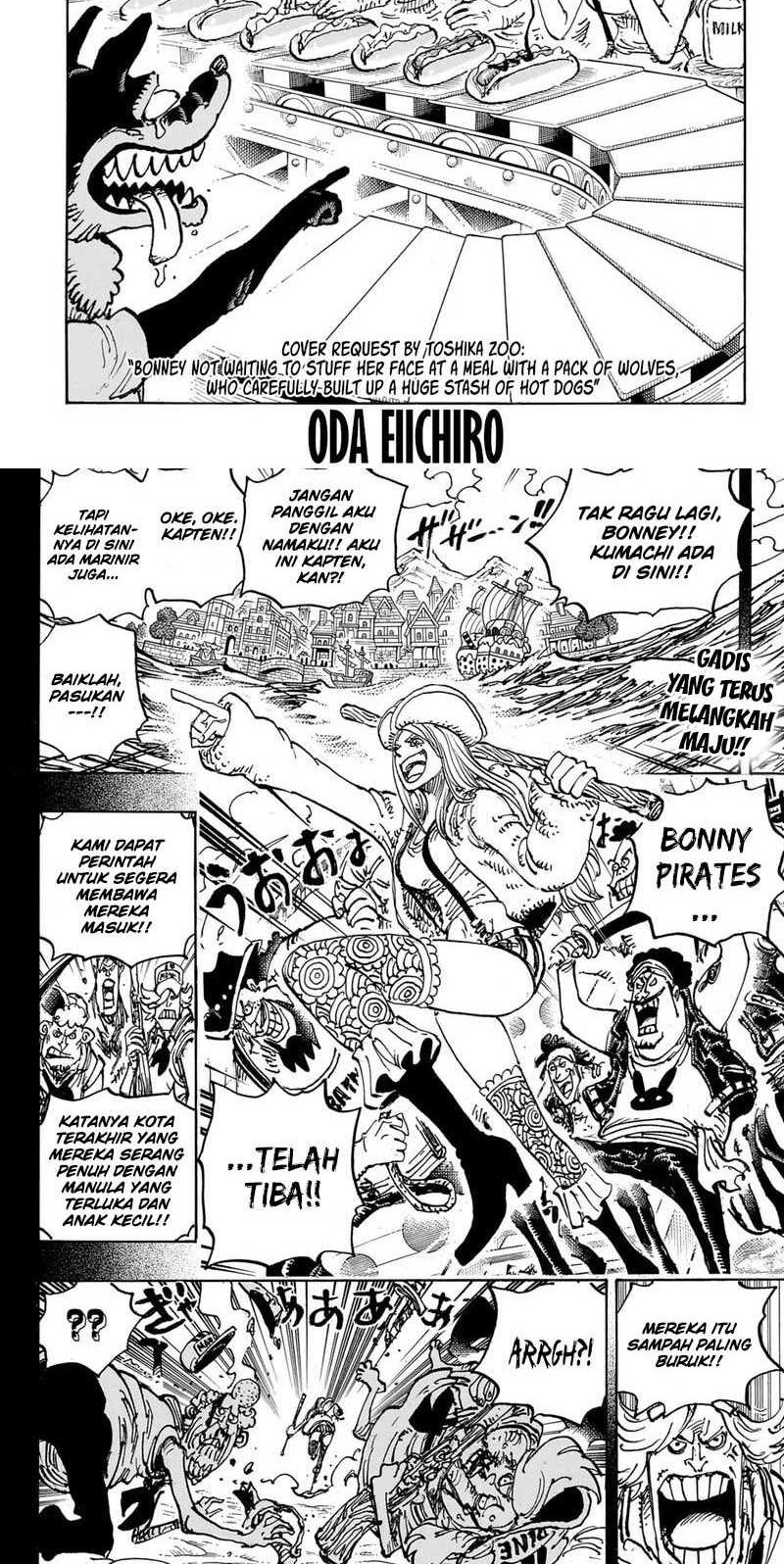 One Piece Chapter 1102 - halaman 2