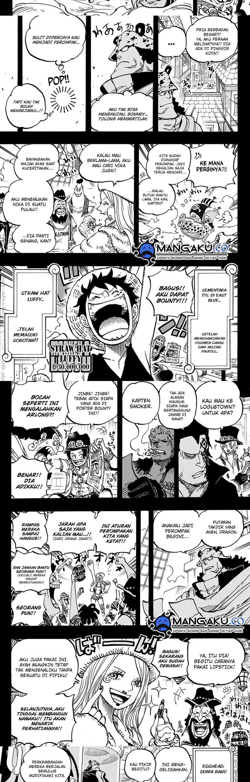 One Piece Chapter 1102 - halaman 3