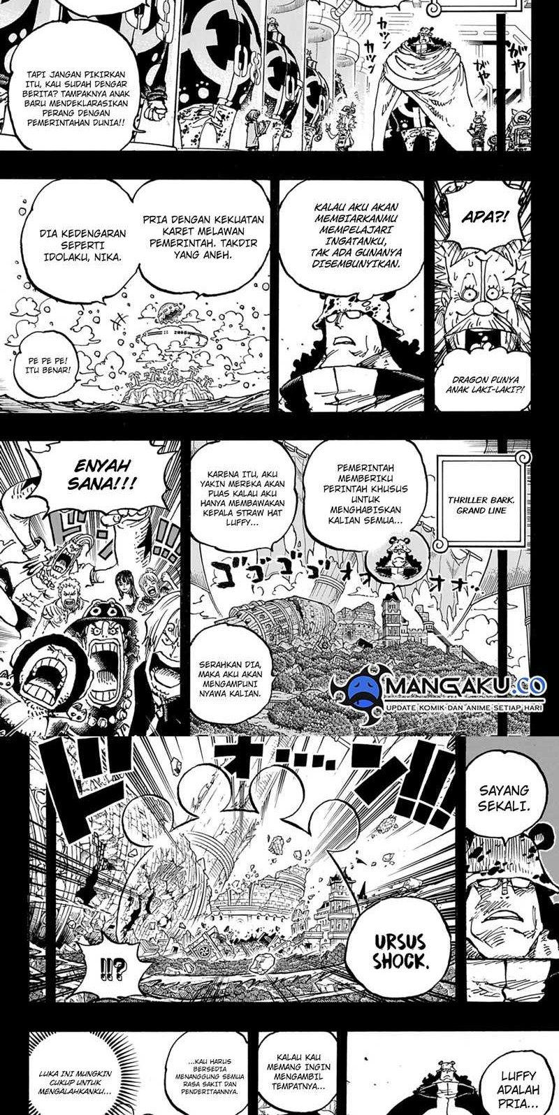 One Piece Chapter 1102 - halaman 4