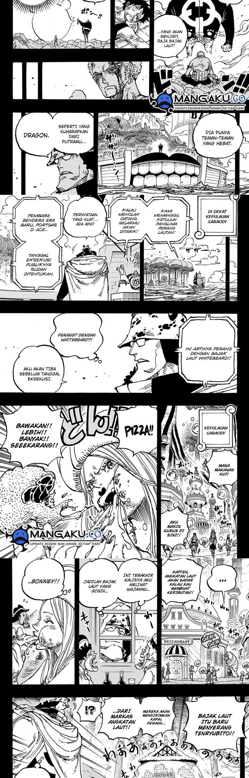 One Piece Chapter 1102 - halaman 5