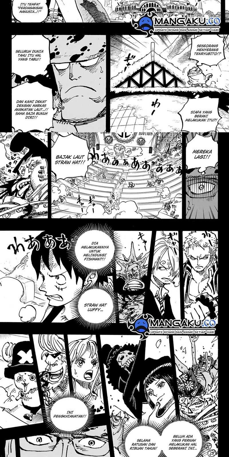 One Piece Chapter 1102 - halaman 6