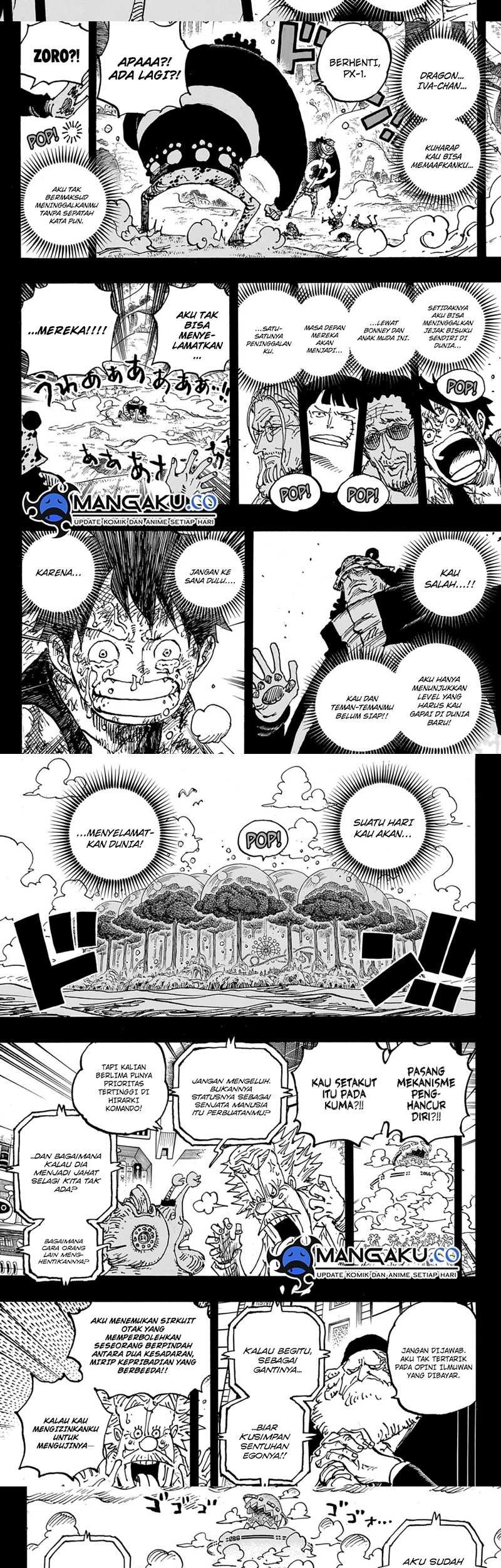 One Piece Chapter 1102 - halaman 7