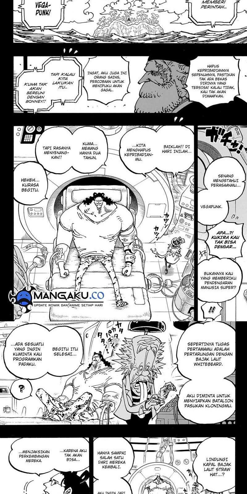 One Piece Chapter 1102 - halaman 8