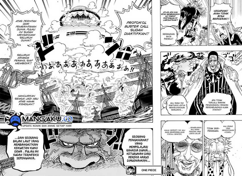 One Piece Chapter 1104 - halaman 8