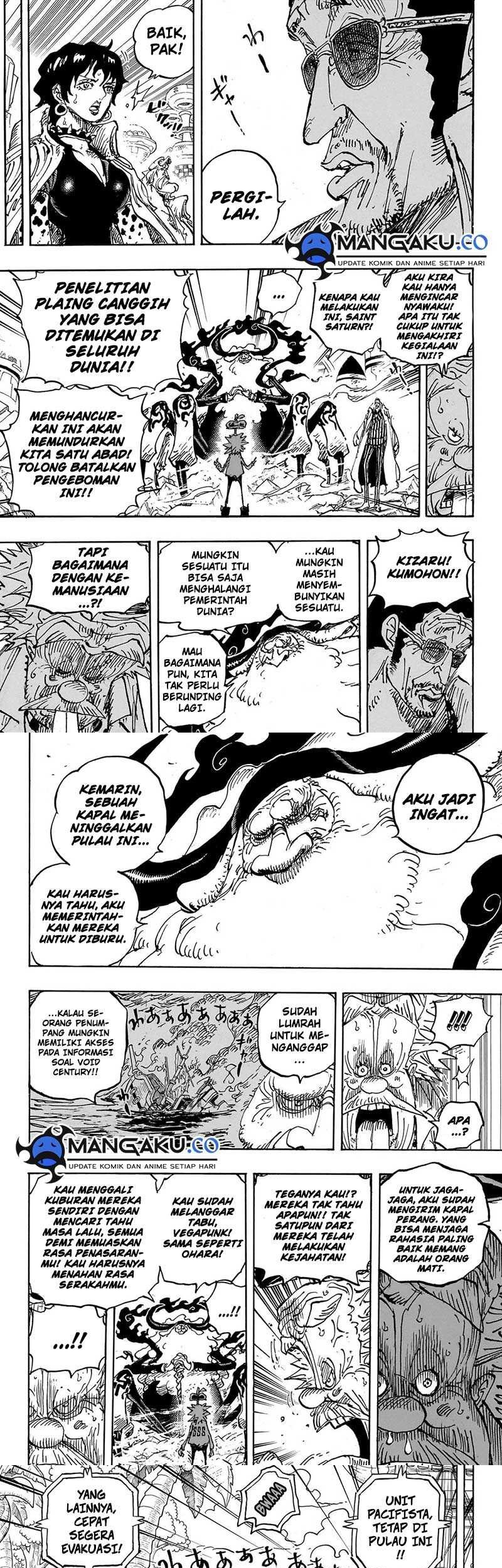 One Piece Chapter 1105 - halaman 3