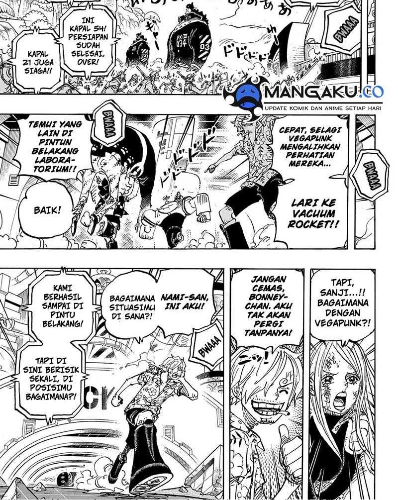 One Piece Chapter 1105 - halaman 4