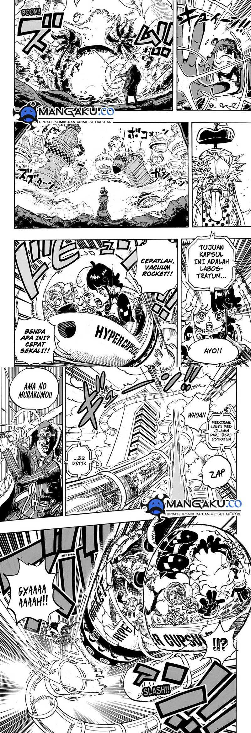 One Piece Chapter 1105 - halaman 6