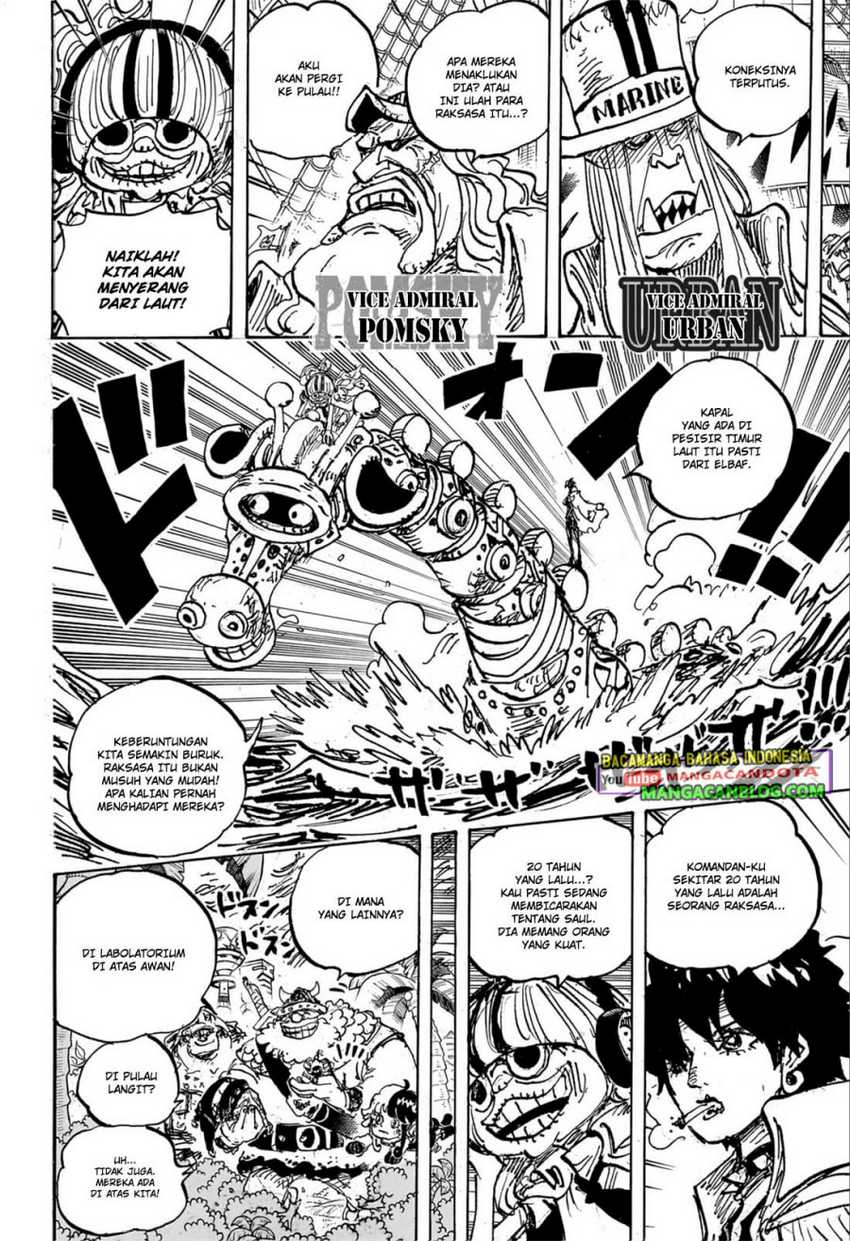 One Piece Chapter 1108 - halaman 10
