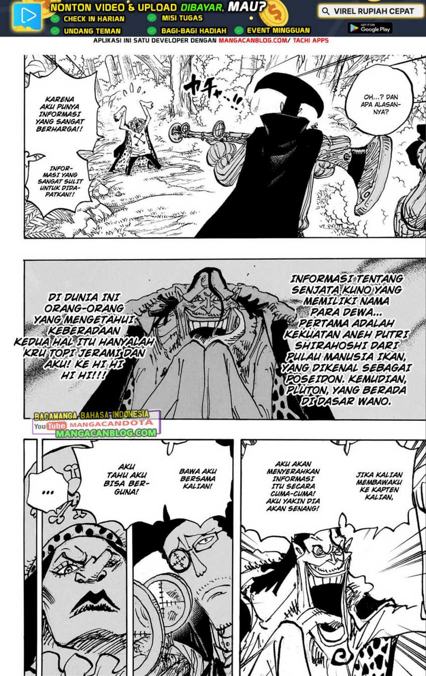 One Piece Chapter 1108 - halaman 4