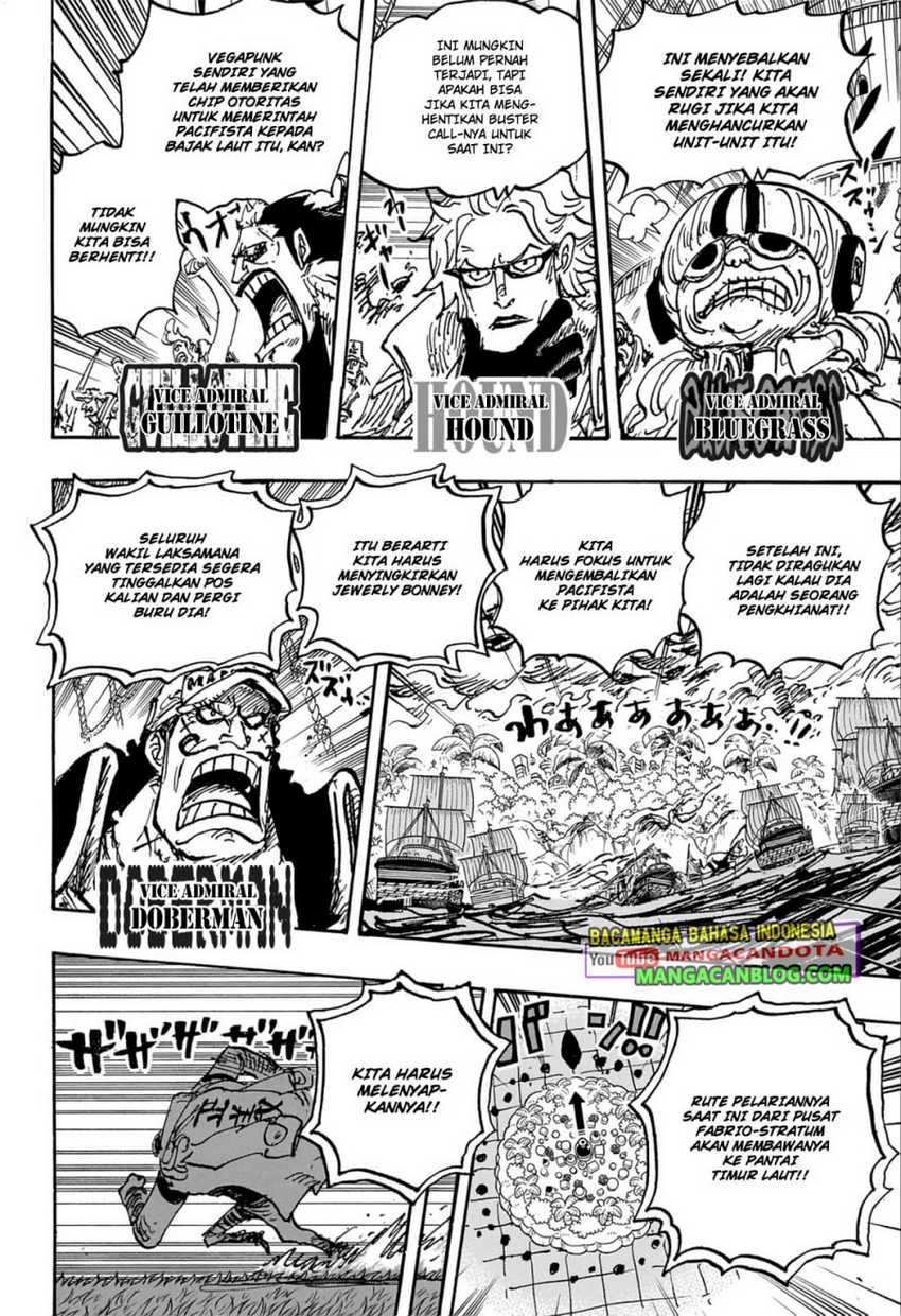 One Piece Chapter 1108 - halaman 6