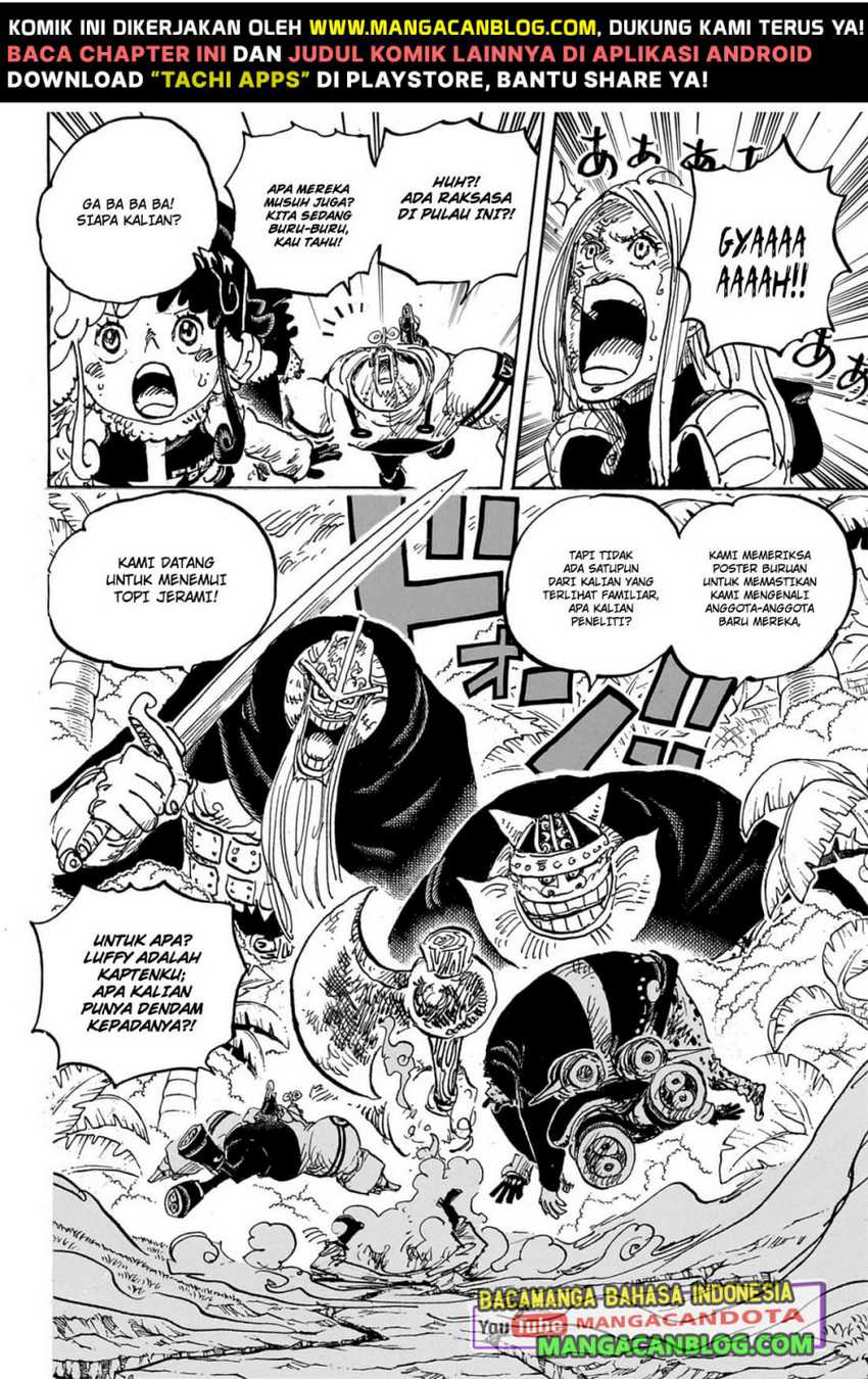 One Piece Chapter 1108 - halaman 8